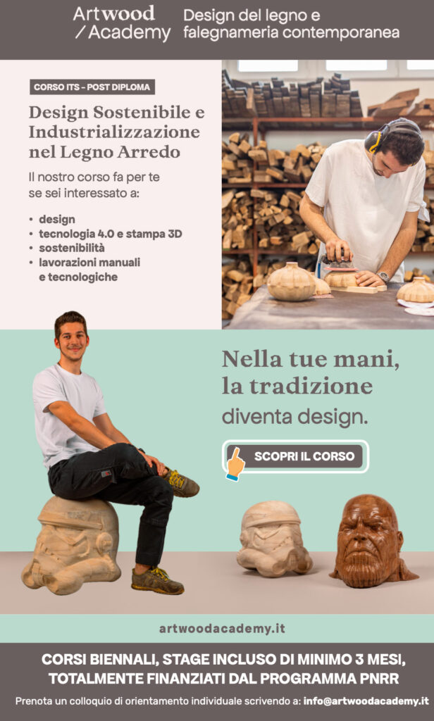 Iscriviti al Corso ITS di Artwood Academy entro il 31 Dicembre