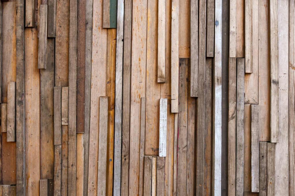 Arredare con il legno riciclato