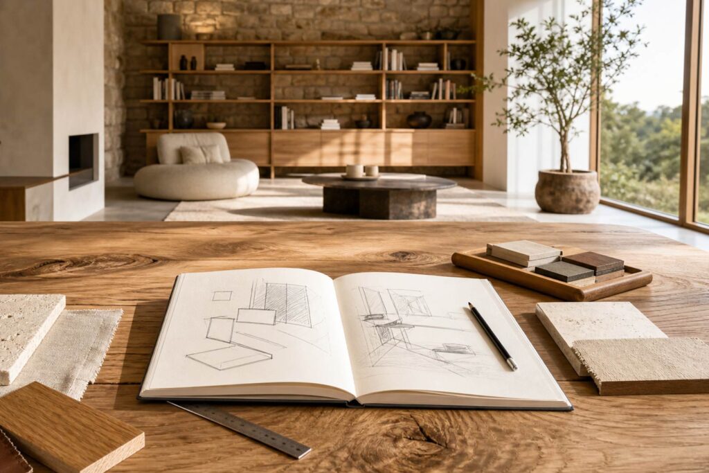 Il ritorno dei materiali autentici nell'interior design